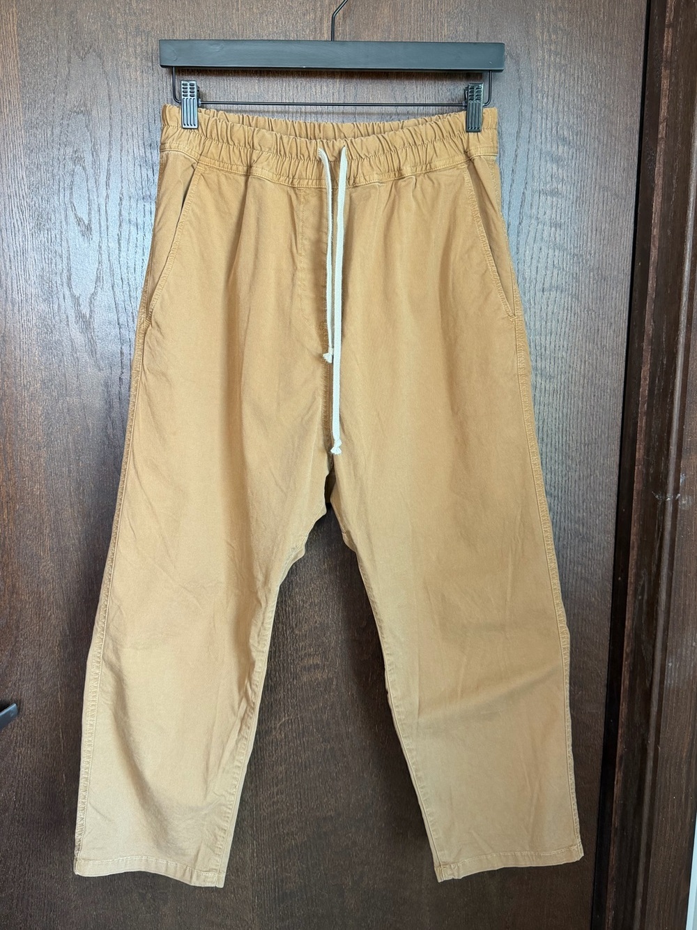 Nili Lotan Camel Drawstring Pant